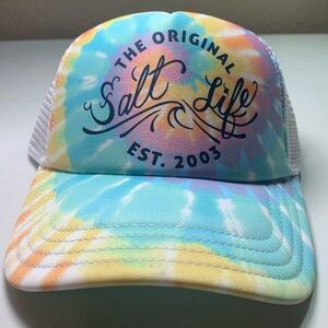 NWT Salt Life Tie-dye’d Sport Cap w/mesh back & Adjustable Snap Back